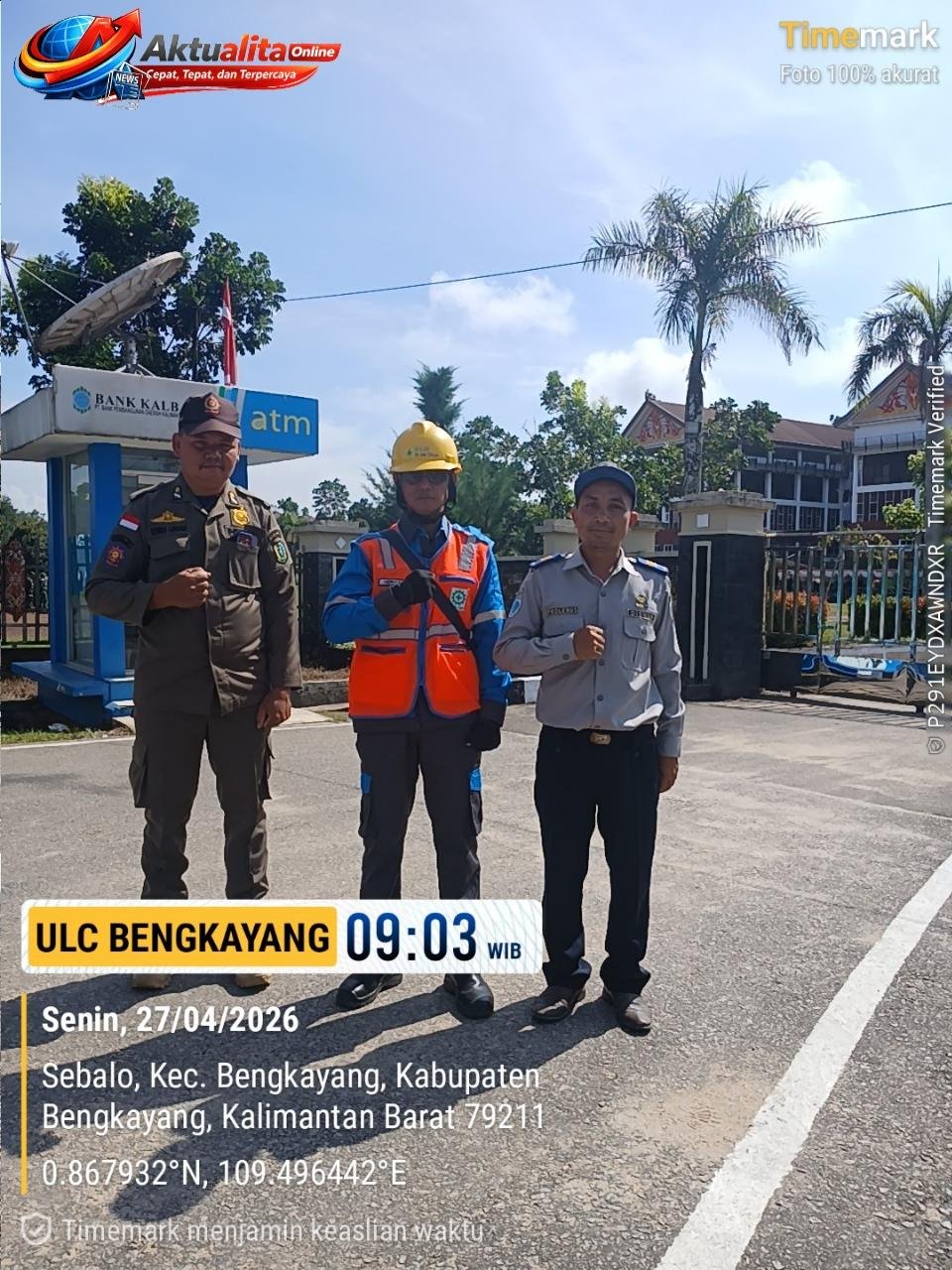 PLN Bengkayang Siaga Penuh Jaga Listrik di Kantor Bupati, Sukseskan HUT Kabupaten