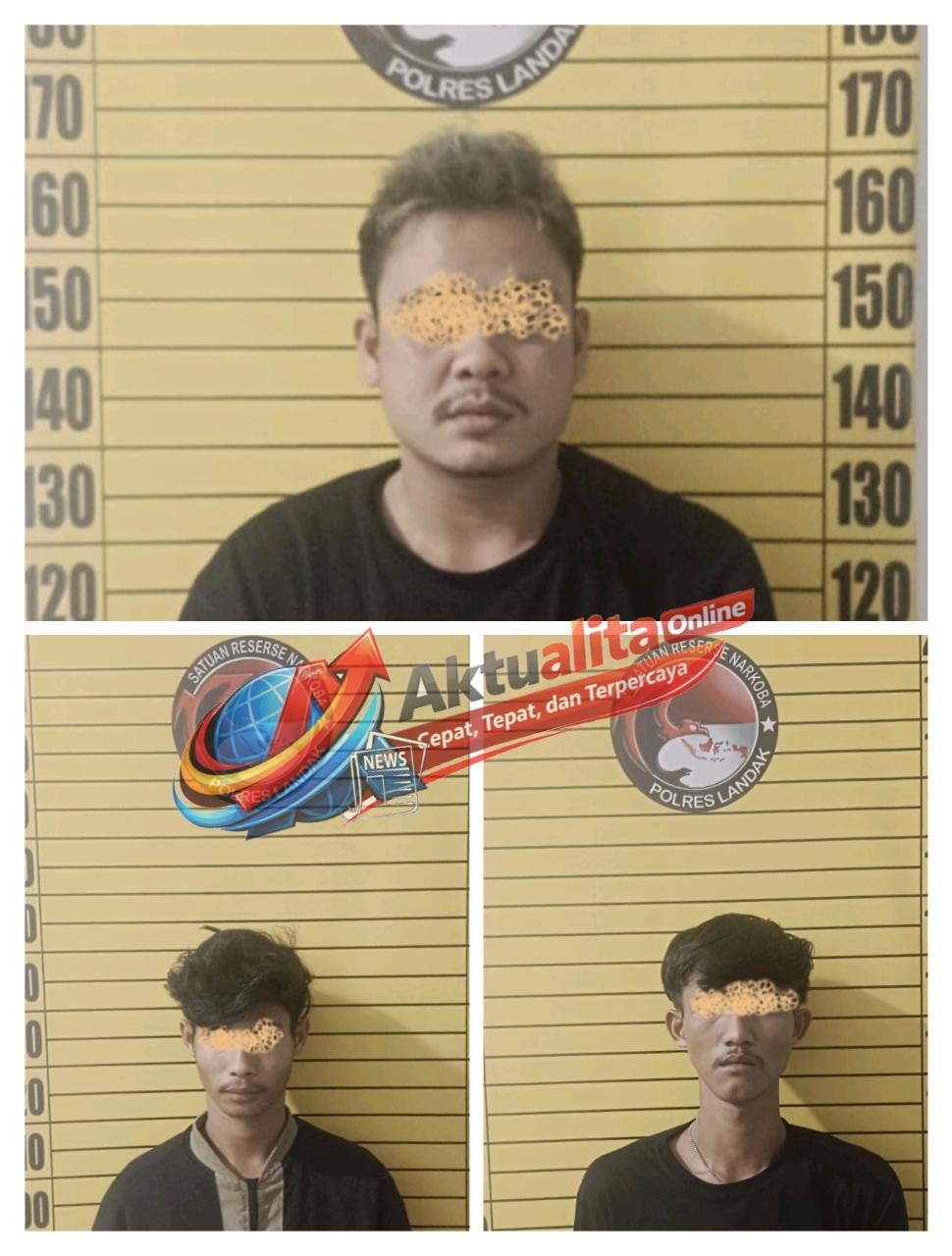 Pengedar Sabu di Ngabang Ditangkap, Tiga Terduga Pelaku Diamankan