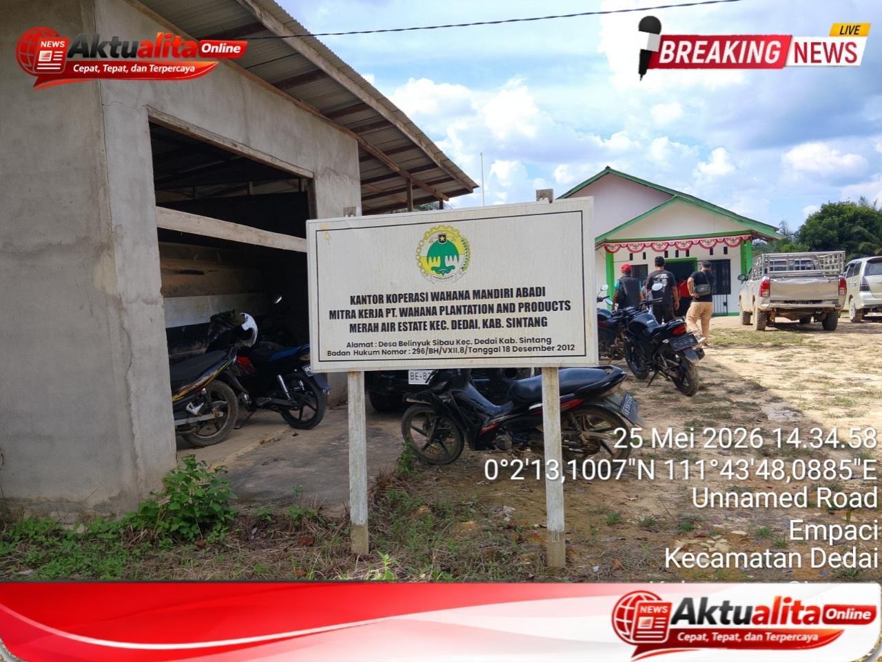 RAT Vakum Tiga Tahun, Koperasi Mitra Perusahaan Sawit di Dedai Bentuk Tim Audit Internal