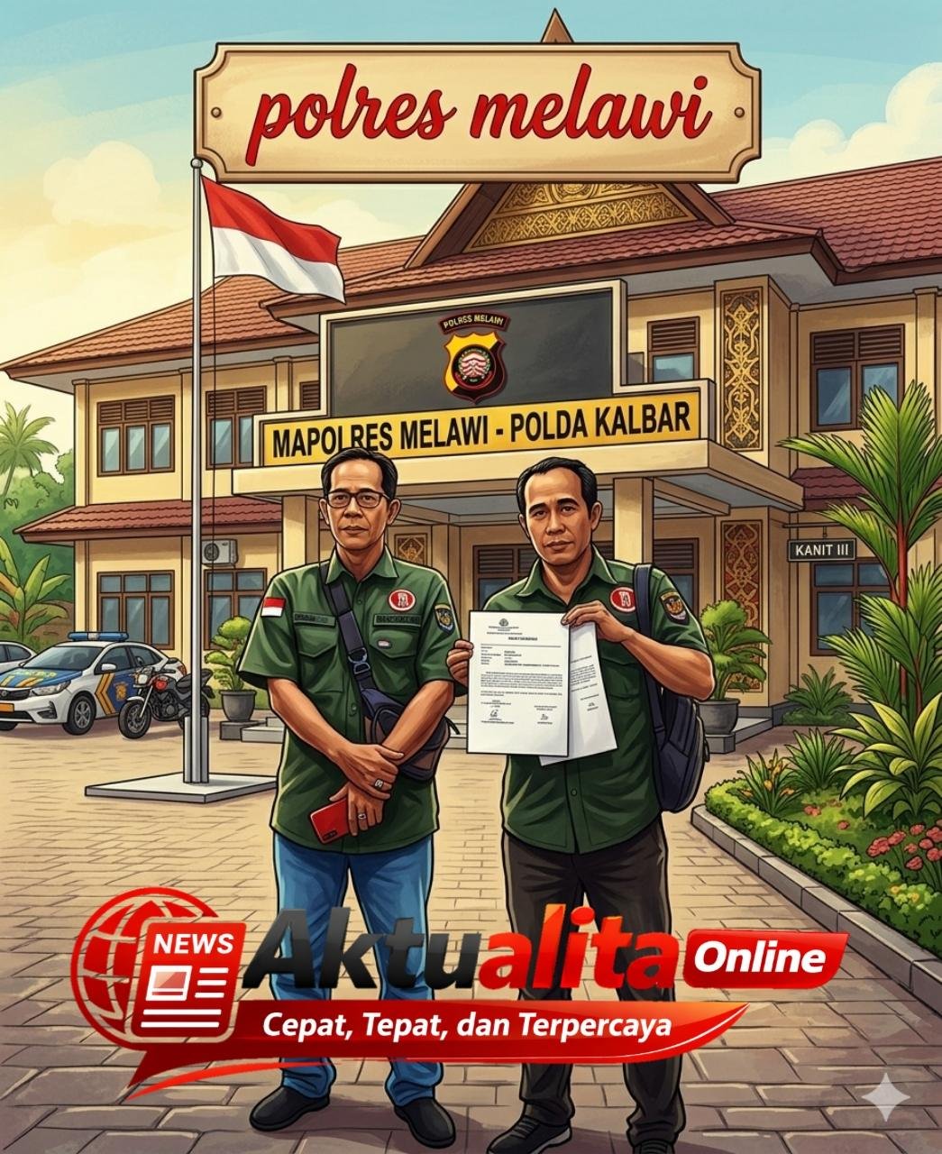 Laporan Dugaan Pencemaran Nama Baik Diduga “Mandek” di Polres Melawi, Korban Minta Propam Polda Kalbar Turun Tangan