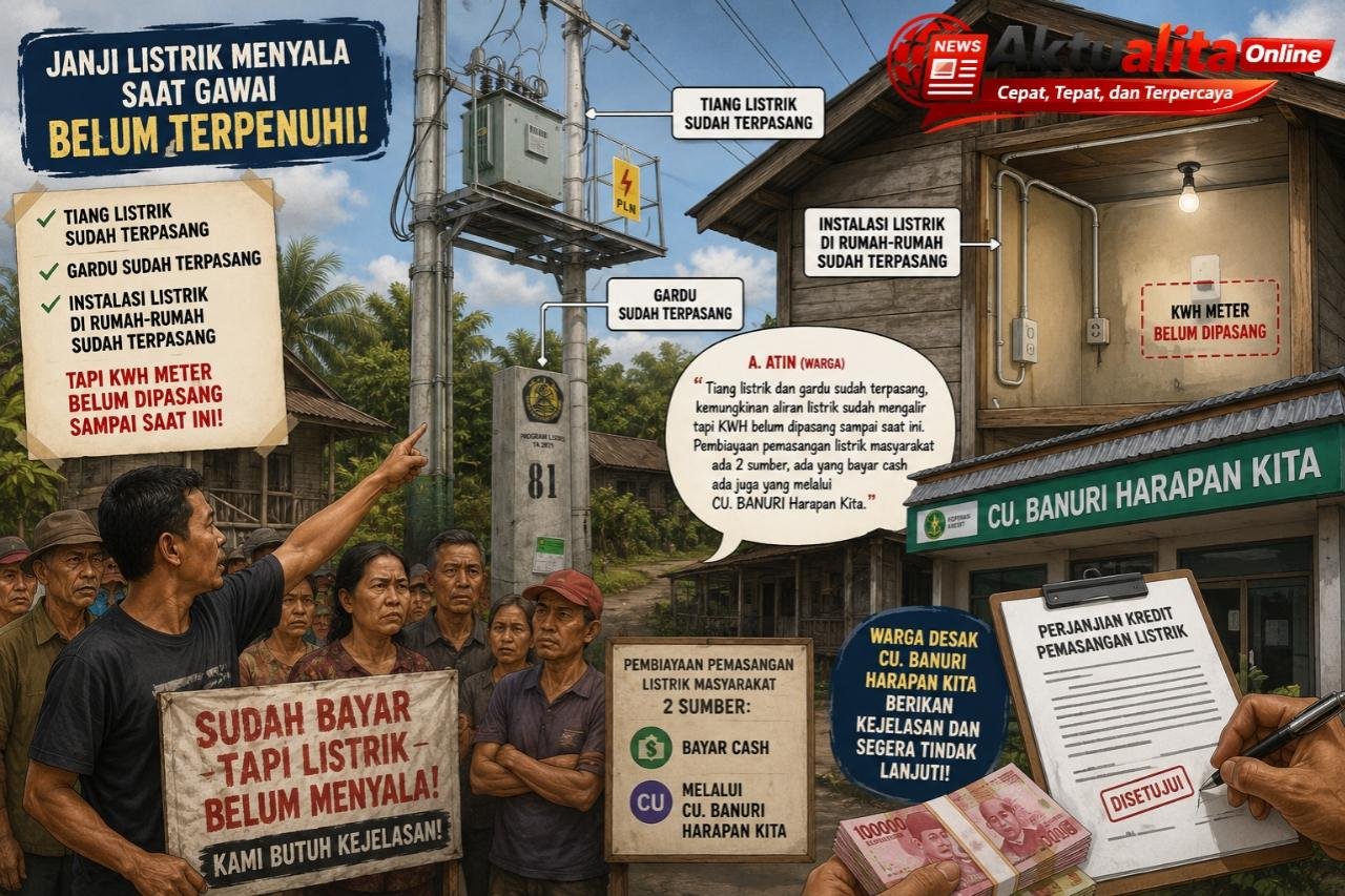WARGA DUSUN KUALA TADAN DESAK KEJELASAN LISTRIK, INSTALASI RUMAH SUDAH TERPASANG TAPI KWH TAK KUNJUNG ADA