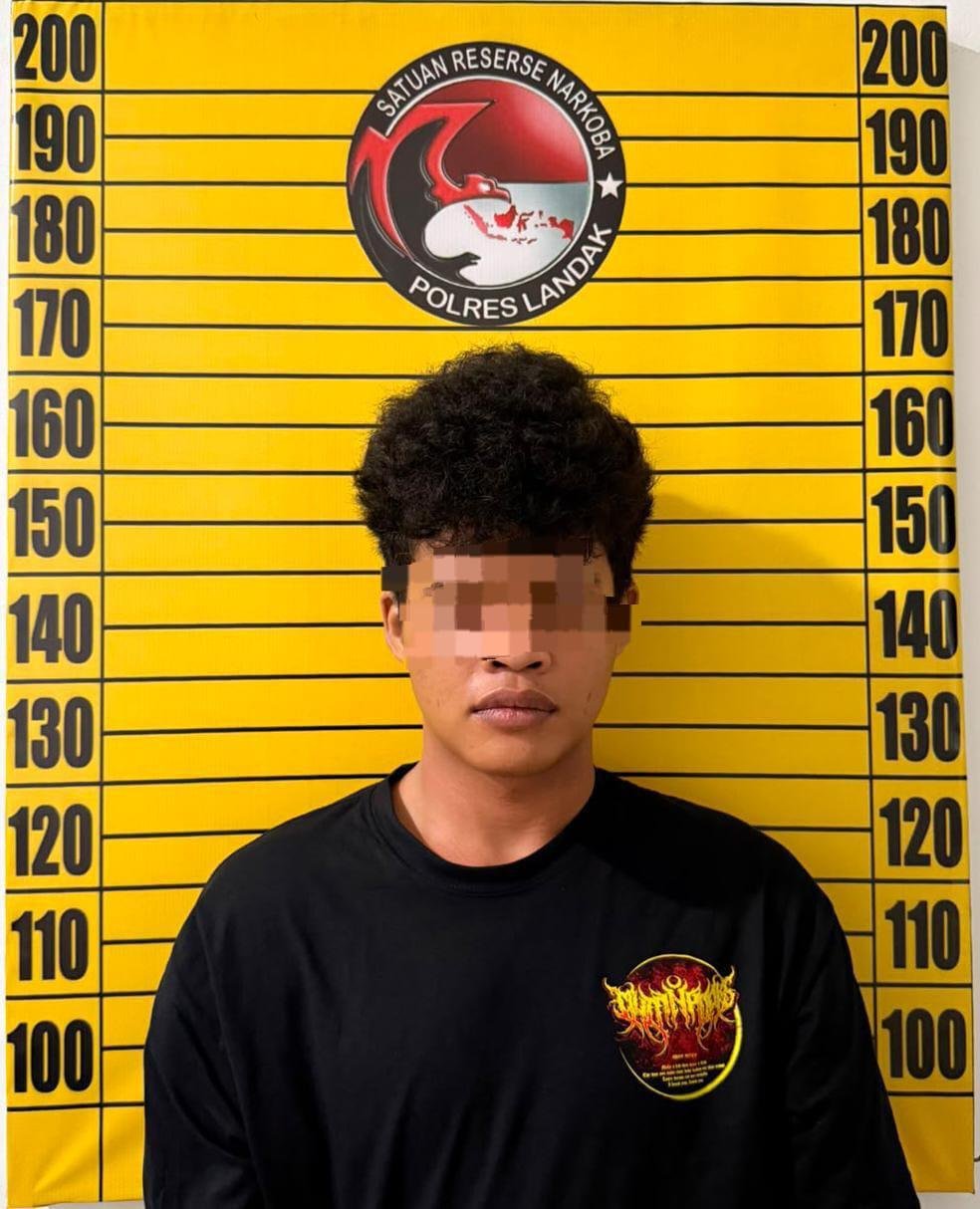 Remaja Diduga Pengedar Sabu Ditangkap di Mandor, Polisi Sita 67,98 Gram Barang Bukti