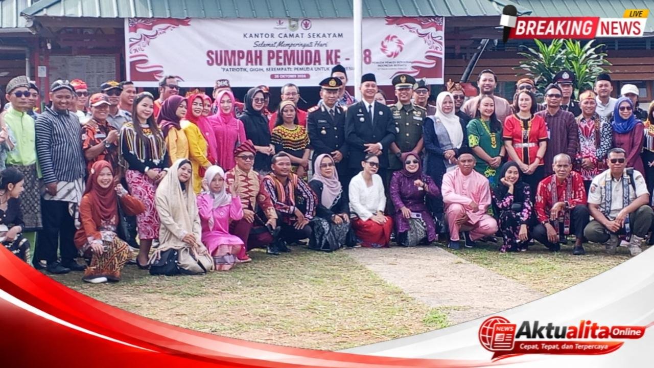 PERINGATI HARI SUMPAH PEMUDA KE-98, CAMAT SEKAYAM PIMPIN APEL BERSAMA UNSUR FORKOPIMCAM DAN ORGANISASI KEPEMUDAAN